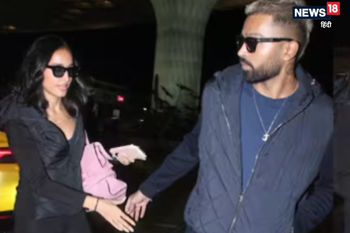 करवा चौथ के दिन पंड्या मॉडल के साथ हुए स्पॉट, लोग बोले- चेंज कर ले भाई