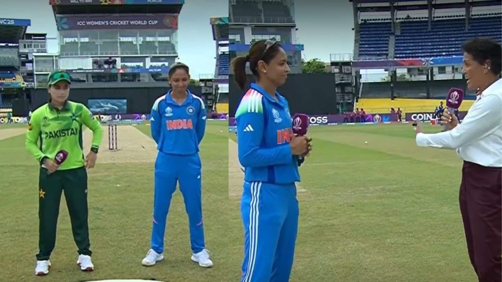 IND vs PAK Women : टॉस के बाद हरमनप्रीत कौर ने पाकिस्तानी कप्तान ने नहीं मिलाया हाथ, देखती रह गईं फातिम सना