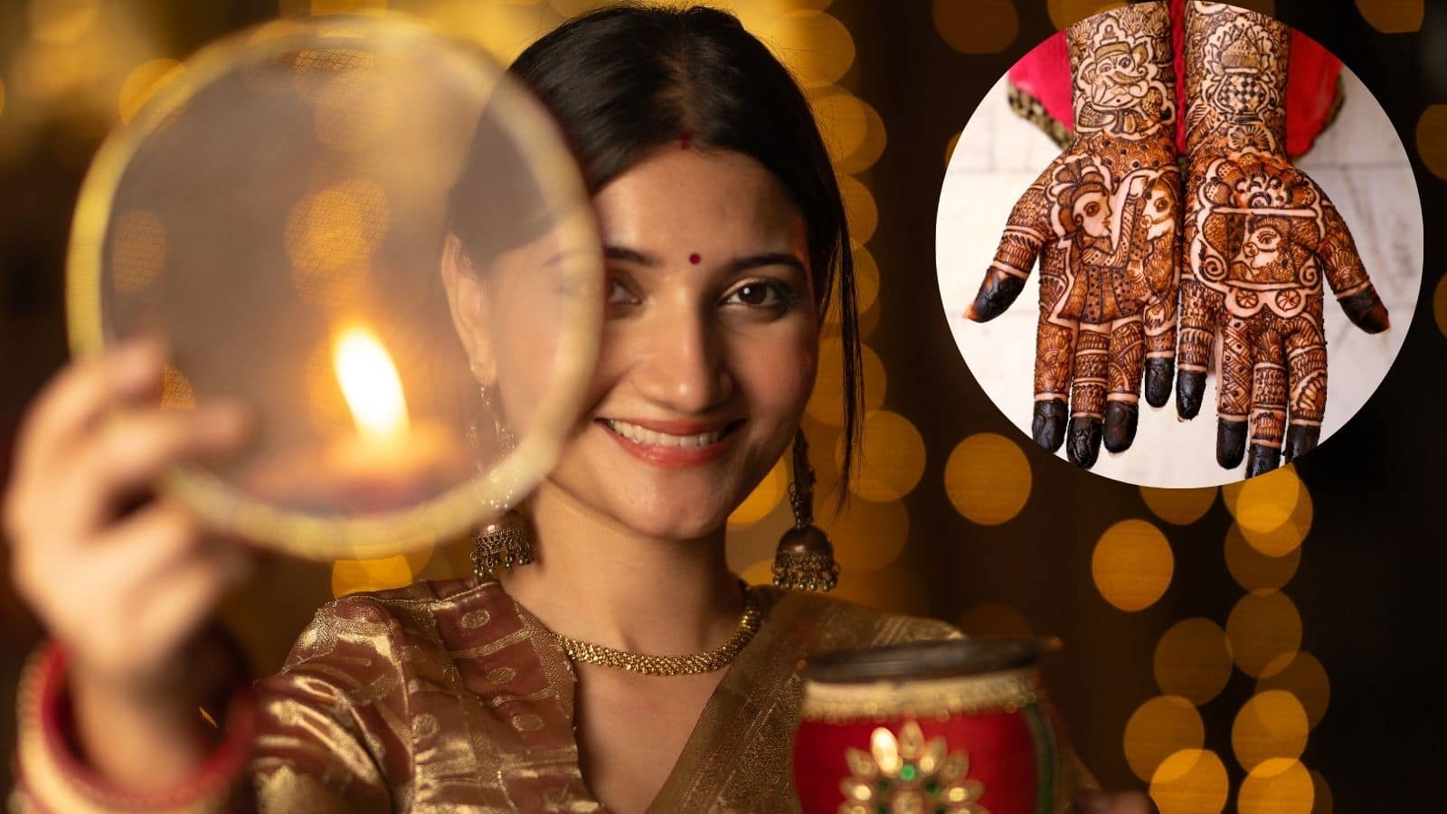 Karwa Chauth Mehndi Designs: करवाचौथ के दिन इन ट्रेंडी मेंहदी डिजाइन से सजाएं अपने हाथ, देंखे बेस्ट डिजाइन
