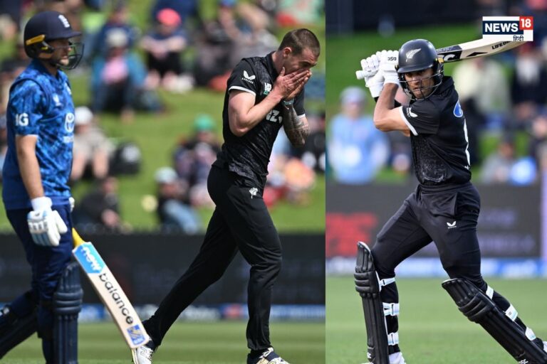 दूसरे वनडे मैच में न्यूजीलैंड ने इंग्लैंड की टीम को 5 विकेट से धोया
