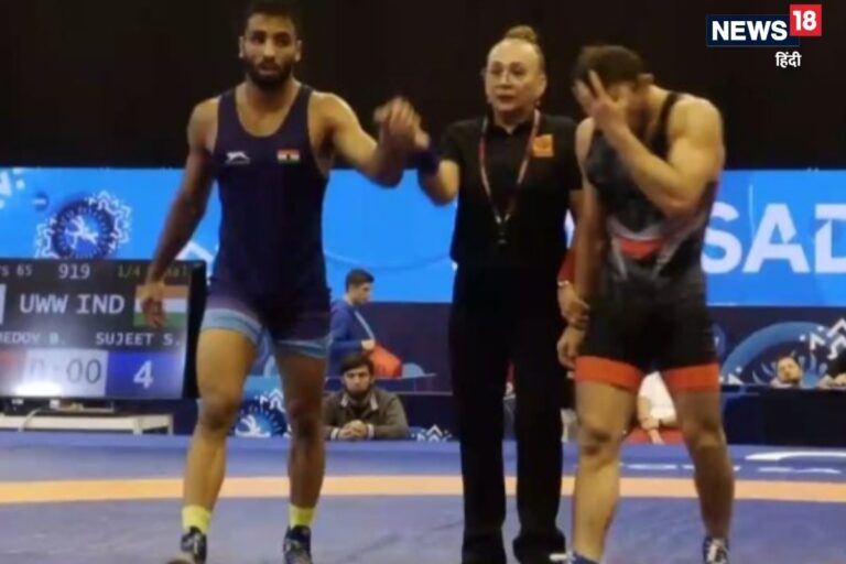 पहलवान सुजीत सेमीफाइनल में, फाइनल के लिए जापान के युतो निशियुची से भिड़ेंगे