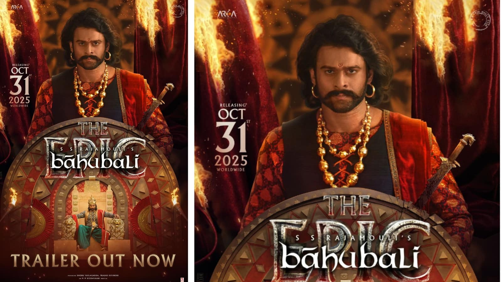 Baahubali The Epic:  एस.एस. राजामौली की बाहुबली री-रिलीज का दमदार ट्रेलर हुआ रिलीज