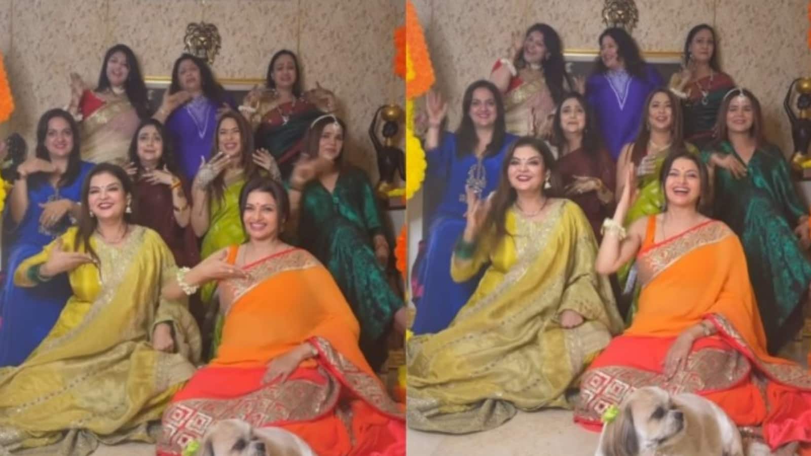 Bhagyashree Viral Video: वरुण धवन के बिजुरिया सॉन्ग पर थिरकीं भाग्यश्री, करवा चौथ पार्टी पर फ्रेंड के साथ वीडियो हुआ वायरल