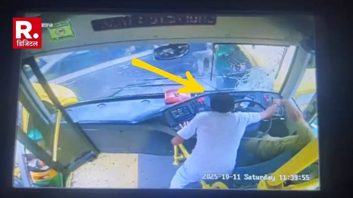 Bengaluru : चिन्नास्वामी स्टेडियम के पास बस बेकाबू, 9 वाहनों को रौंदा... CCTV में कैद हुई घटना