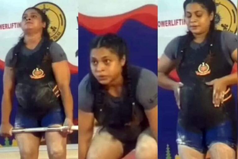 पेट में पल रहा बच्चा भी सुन रहा था तालियां, प्रेग्नेंट पुलिसवाली ने जीता मेडल