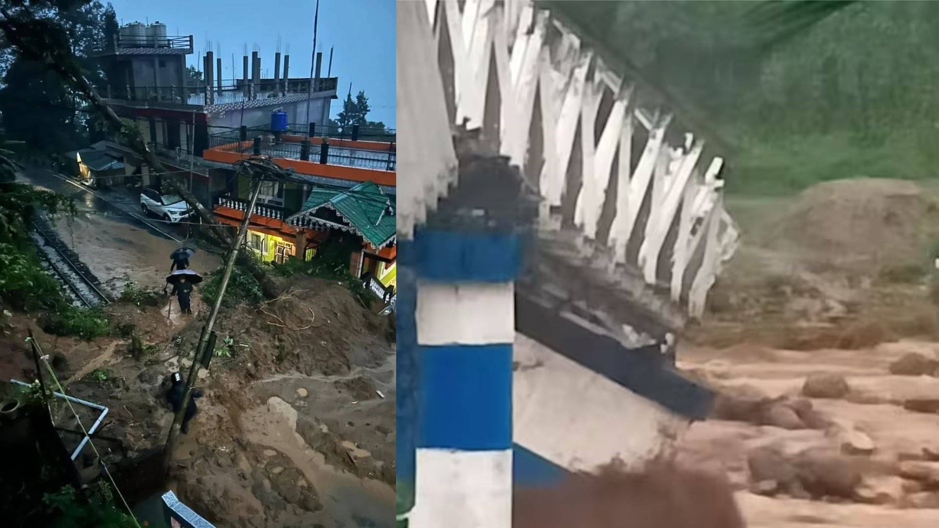 Darjeeling Rain: दार्जिलिंग में 'मौत' की बारिश, पुल ढहने से 6 लोग मरे, लैंड स्‍लाइड से हर तरफ तबाही; IMD ने दी चेतवानी