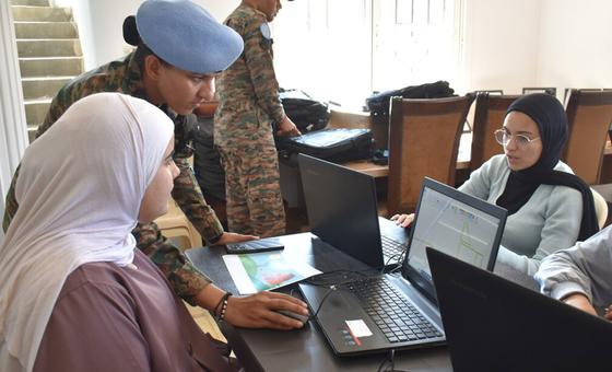 लेबनान: भारतीय शान्ति रक्षकों ने शुरू किया कंप्यूटर साक्षरता अभियान