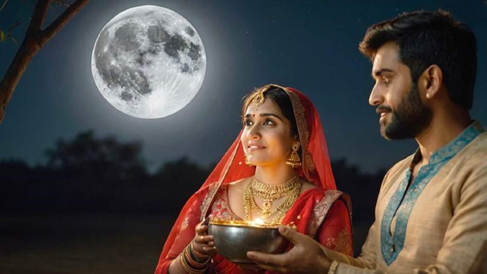 Karwa chauth moon Timing: चंद्रमा को अर्घ्य देने का जान लें सही समय, हर सुहागन को जानने चाहिए करवा चौथ व्रत के ये नियम