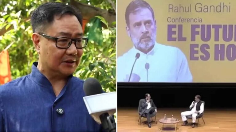 'मैं राहुल की इज्जत करता हूं, क्योंकि...', पहले कांग्रेस नेता की अहमियत बताई, फिर इंदिरा गांधी का नाम लेकर किरेन रिजिजू ने दिखा दिया आईना