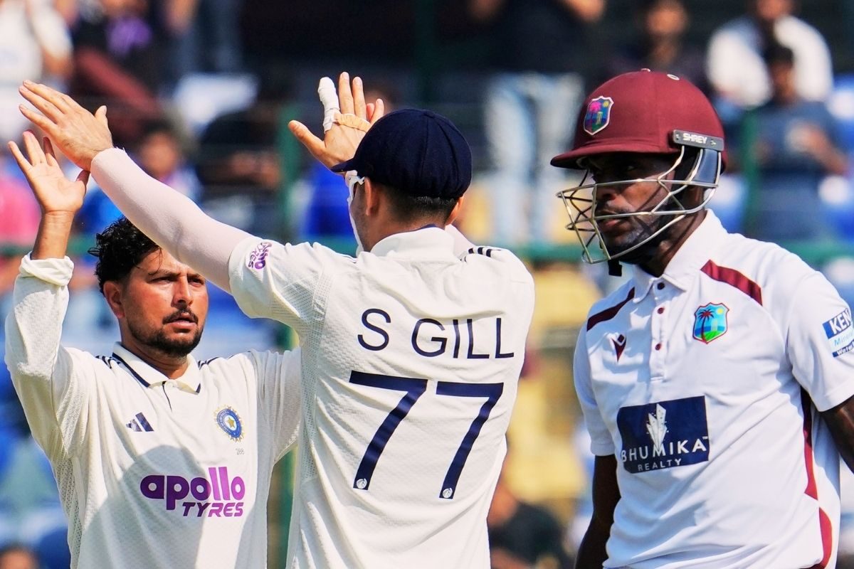 कुलदीप का कहर, जीत भारत की मुट्ठी में! फॉलोऑन भी नहीं बचा पाया वेस्टइंडीज