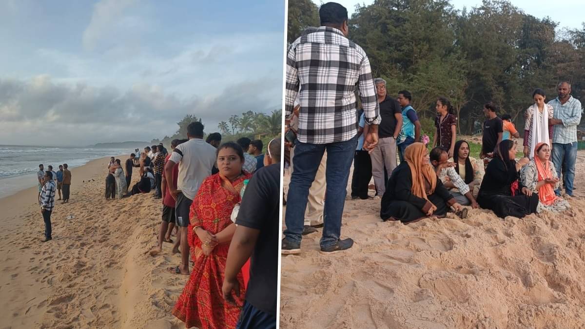 Maharashtra: समंदर में कर रहे थे मस्ती, तभी लहरों में फंस गए 8 टूरिस्ट... डूबने से 4 लोगों की मौत, कर्नाटक से पिकनिक मनाने आया था परिवार