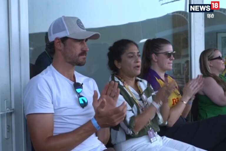 भारत के खिलाफ क्रिकेटर वाइफ को चीयर करने स्टेडियम पहुंचा ऑस्ट्रेलियाई गेंदबाज