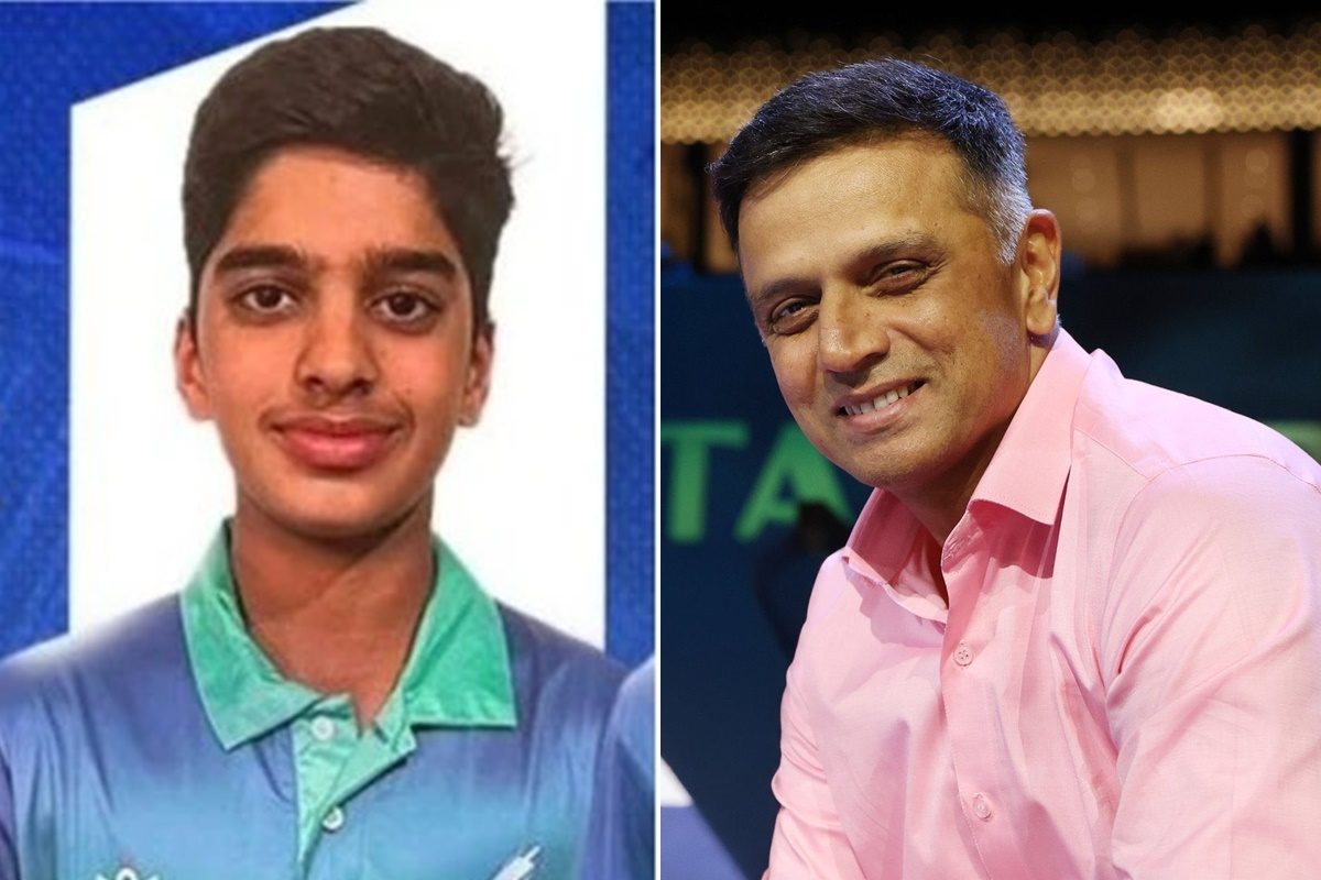 48 चौके-छक्के...टूर्नामेंट में सबसे ज्यादा रन, द्रविड़ के छोटे बेटे को अवॉर्ड