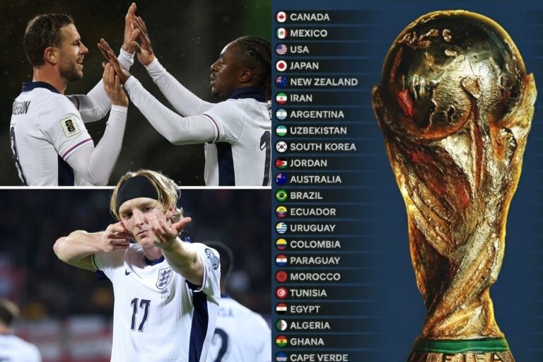 इंग्लैंड फुटबॉल WC में जगह बनाने वाला पहला यूरोपीय देश बना, रोनाल्डो का इंतजार