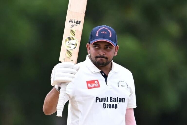 पृथ्वी शॉ ने ठोकी तूफानी डबल सेंचुरी, रणजी ट्रॉफी में किया विस्फोट