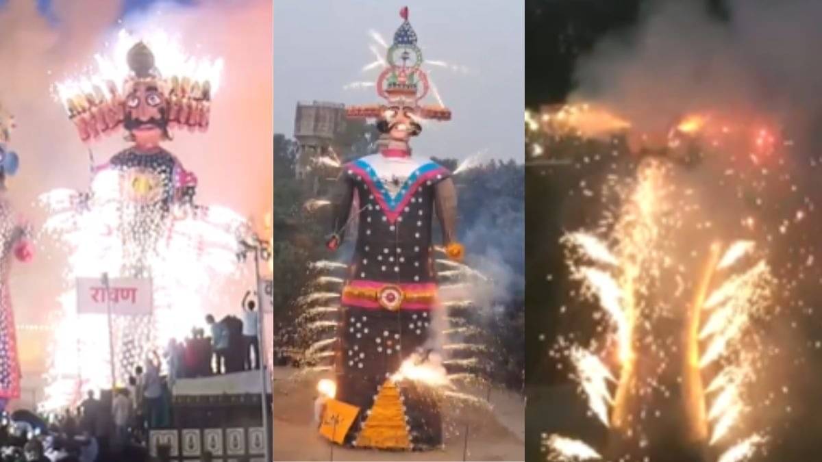 Ravan Dahan 2025: दिल्ली से लेकर कश्मीर तक... देश के अलग-अलग हिस्सों में ऐसे हुआ रावण का दहन, देखें वीडियो