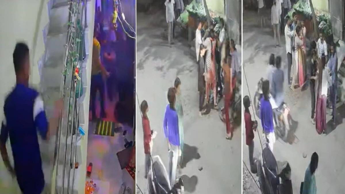 आगरा : घर में घुसकर परिवार पर जानलेवा हमला, बरसाए ईंट और पत्थर, चिल्लाते रहे महिला और बच्चे- VIDEO