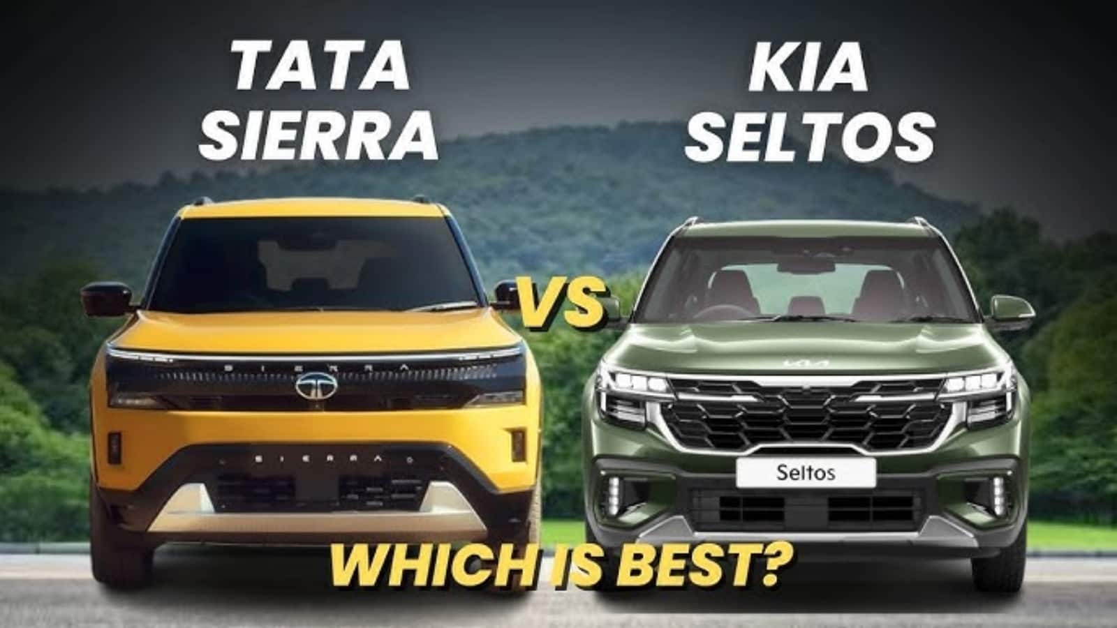 2025 Tata Sierra Vs Kia Seltos: इंजन, फीचर्स, लुक और कीमत में कौन सी SUV है बेस्ट? जानें