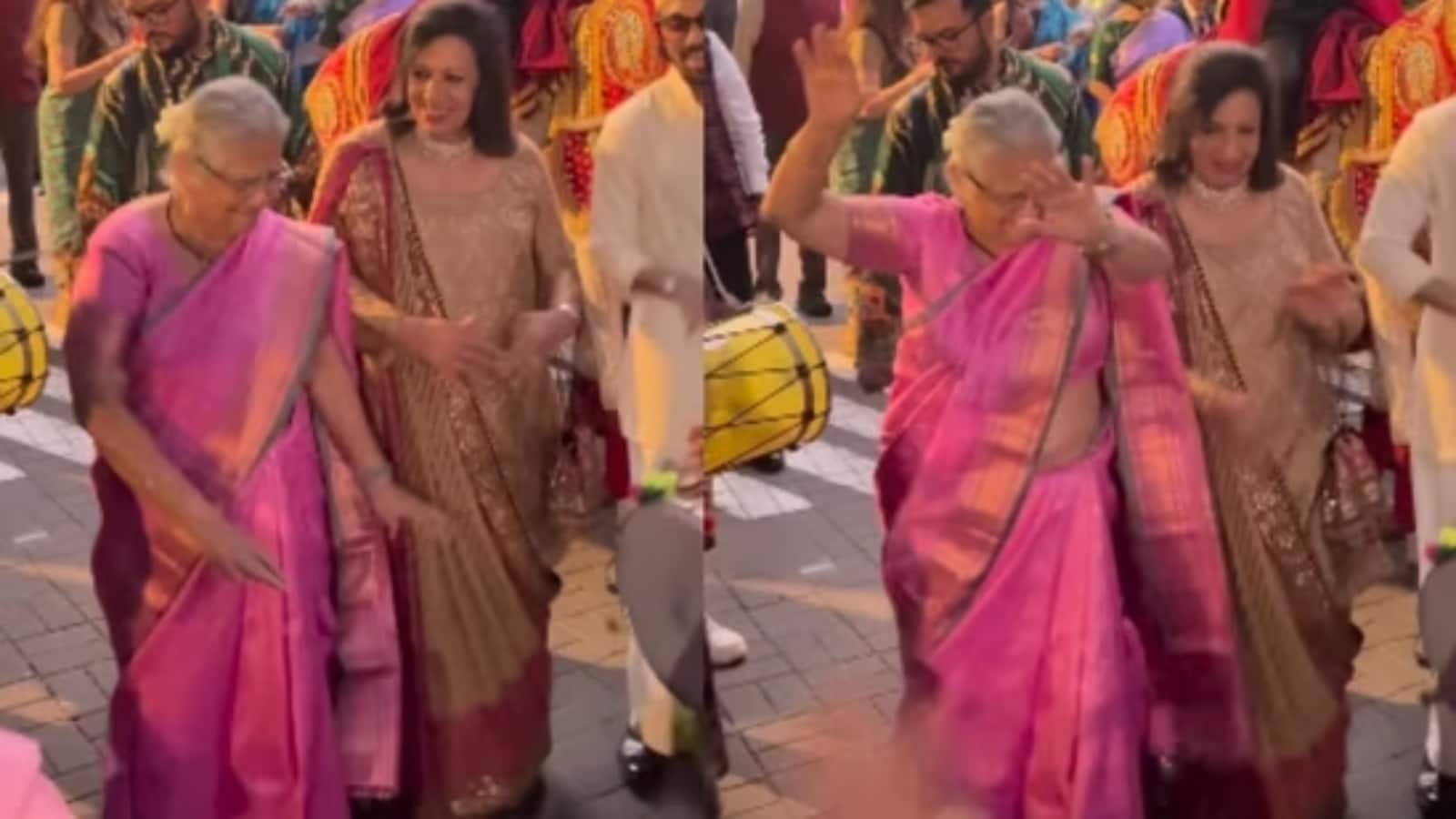 एरिक मजूमदार की बारात में सुधा मूर्ति और किरण मजूमदार शॉ का एनर्जेटिक डांस वायरल! देखें वीडियो