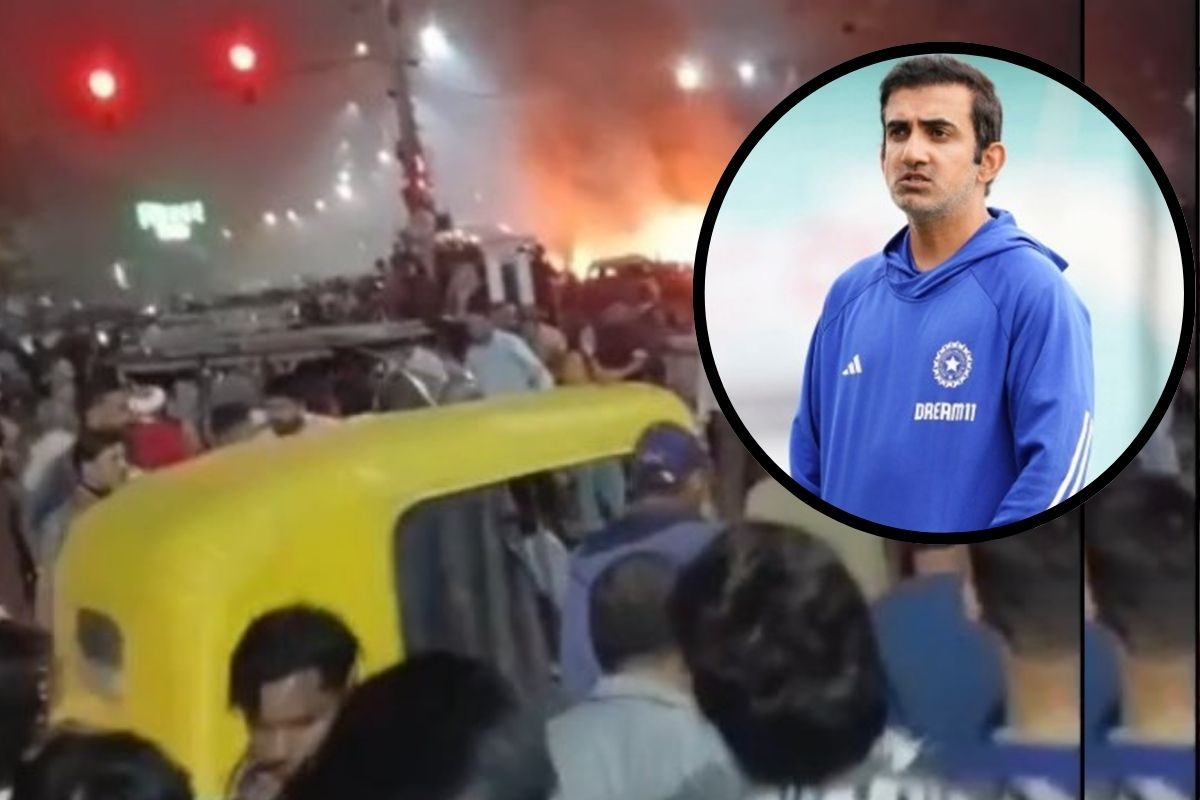 विस्फोट की खबर सुन गौतम गंभीर तकलीफ में, परिवार वालों के लिए कर रहे प्रार्थना