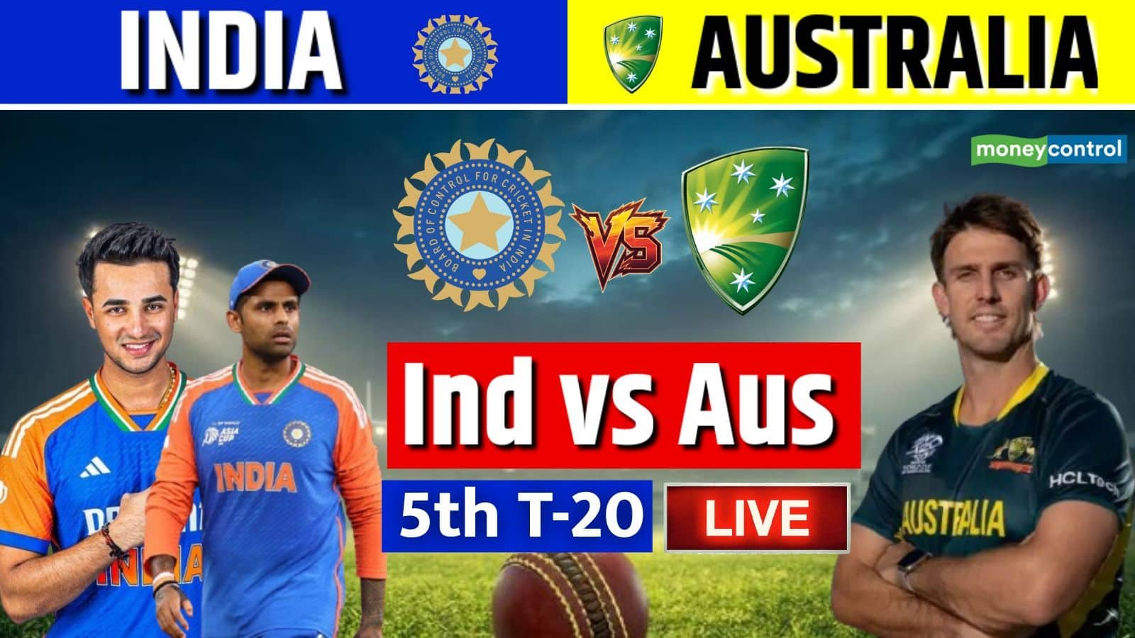IND vs AUS Match Live Score: शुरू हुआ मुकाबला, अभिषेक और गिल की जोड़ी क्रीज पर