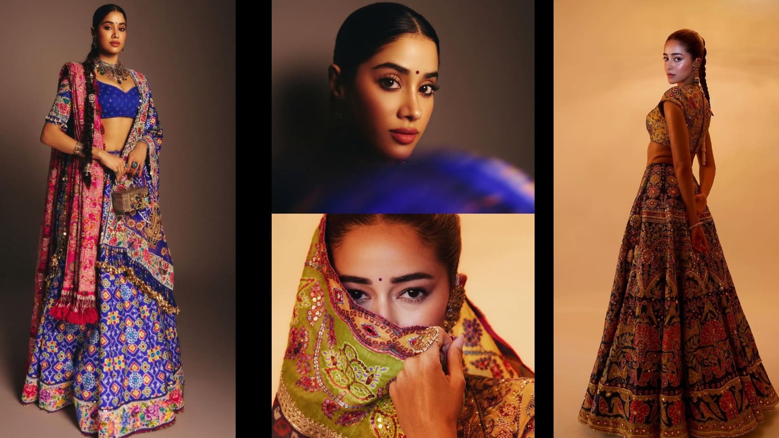 Janhvi Kapoor- Ananya Panday Looks:  जाह्नवी- अनन्या का देसी अंदाज देख मदहोश हुए फैंस, आपको किसका लुक लगा किलर