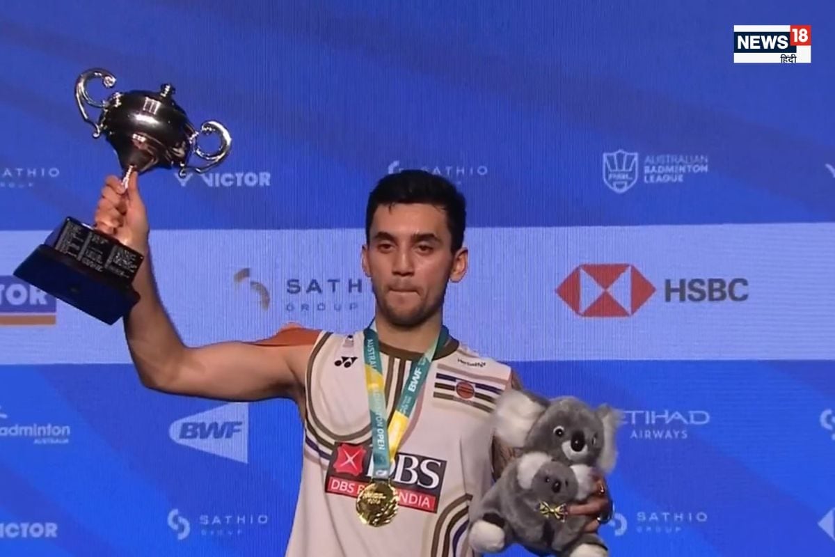 लक्ष्य सेन ने जीता ऑस्ट्रेलियाई ओपन का खिताब, जापान के युशी तनाका को हराया