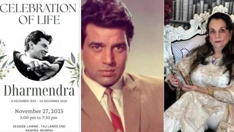 Dharmendra Prayer Meet: आज होने वाली है धर्मेंद्र की प्रेयर मीट, मुमताज बोलीं- मुझे हॉस्पिटल में तो मिलने से कर दिया था