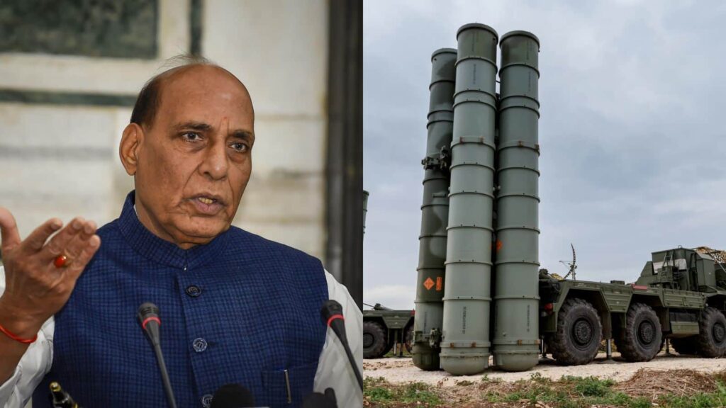 भारत बढ़ाएगा अपनी ताकत, रूस से और S-400 सिस्टम खरीदेगा, 50,000 करोड़ के हथियार निर्यात का लक्ष्य: राजनाथ सिंह