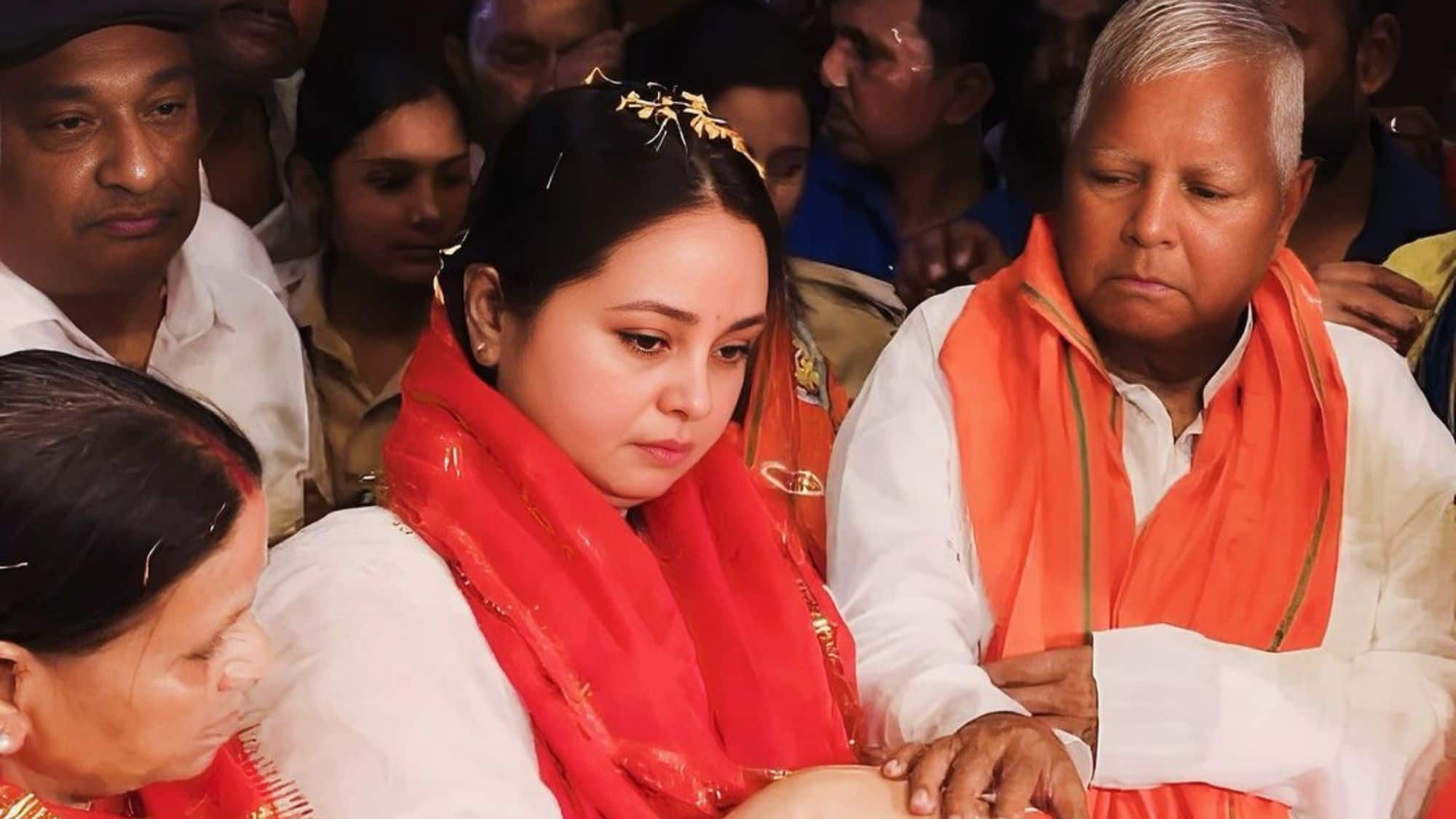 Rohini Acharya:  'मुझे चप्पल से मारने की बात कही गई…',  लालू परिवार से नाता तोड़ने के बाद रोहिणी आचार्य का बड़ा बयान