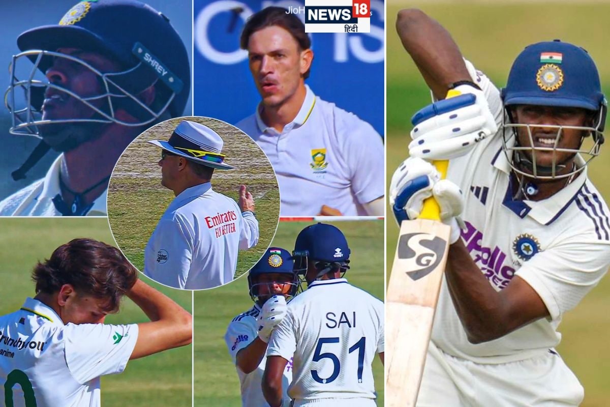 आउट होकर भी बच गए साईं सुदर्शन, अंपायर ने वापस बुलाया, गम में बदली SA की खुशी