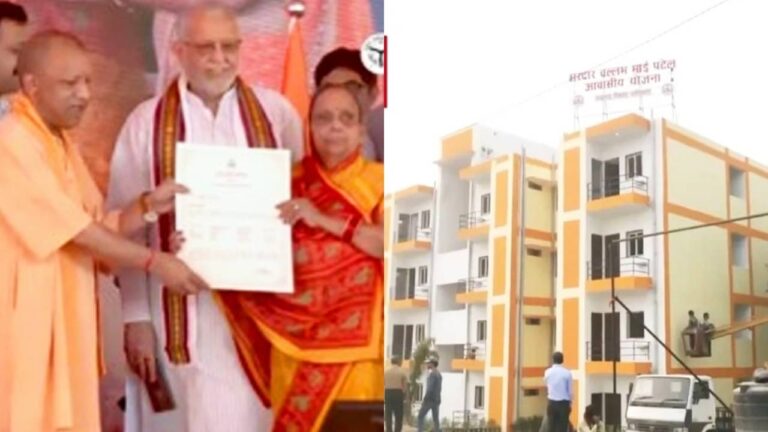 UP: CM योगी ने मुख्तार जैसे माफियाओं से खाली कराई गई भूमि पर बने 72 फ्लैट गरीबों को किया आवंटित, कहा- उस समय के सत्ताधारी इनके सामने घुटने...