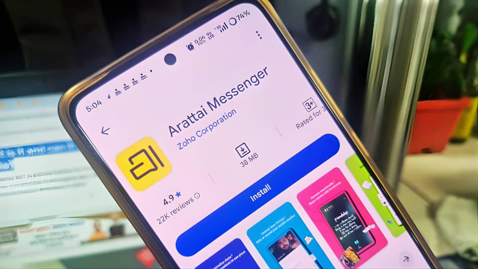 Zoho के मैसेजिंग ऐप Arattai के डाउनलोड्स में फिर आई गिरावट , क्या नए फीचर्स के साथ होगी ऐप की वापसी ?