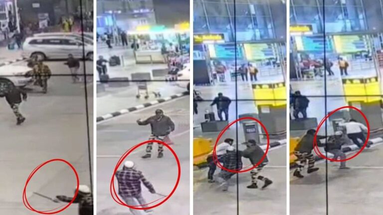 बेंगलुरु एयपोर्ट बड़ी वारदात नाकाम, चाकू लेकर दौड़ने लगा संदिग्ध शख्स; CISF के जवानों ने किया गिरफ्तार; VIDEO