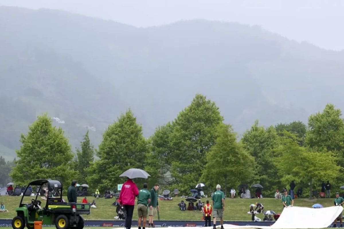 बारिश के चलते धुला चौथा टी-20, 2-1 की लीड के साथ अब सीरीज नहीं हार सकता न्यूजी