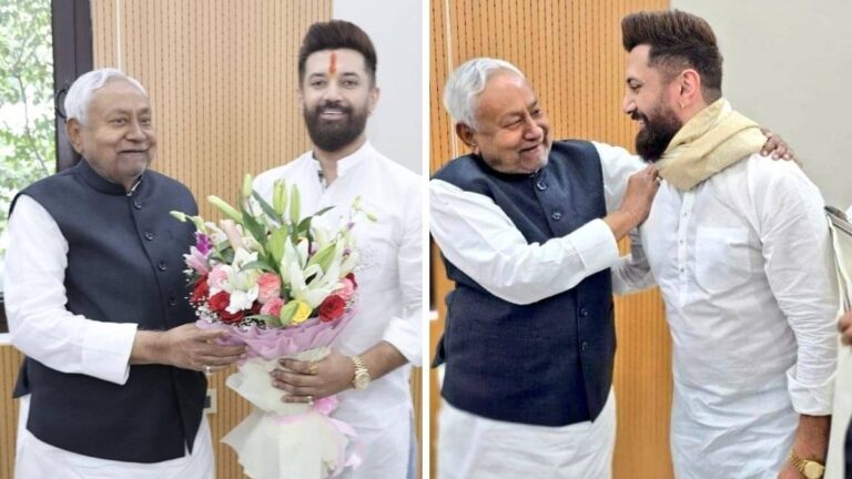 Bihar Government Formation: बिहार में सरकार बनाने की कवायद तेज, बंपर जीत के बाद चिराग पासवान पहुंचे नीतीश कुमार से मिलने, क्या कहा?