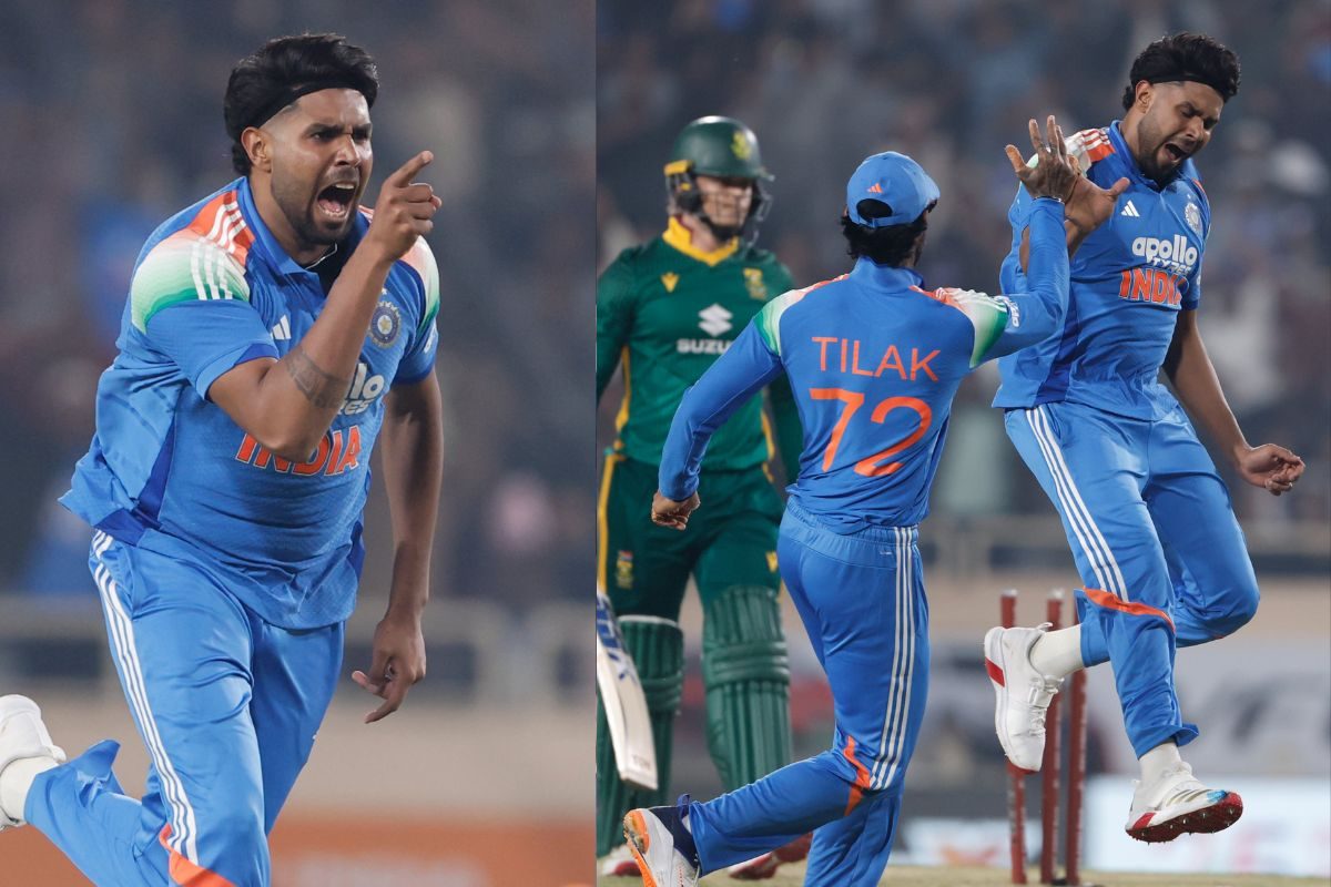 हर्षित राणा ने साउथ अफ्रीका की उड़ाई धज्जियां, पहले ही ओवर में फुला दी सांसें