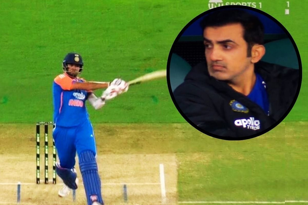 Video: हर्षित राणा ने मारा छक्का, देखने लायक था गौतम गंभीर का रिएक्शन