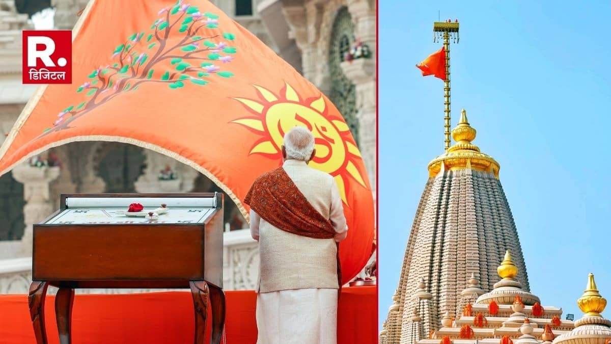 कानपुर की देन है अयोध्या राम मंदिर के शिखर पर शान से लहरा रहा स्वदेशी धर्म ध्वज, जानें कितना है वजन और किस कपड़े से हुआ तैयार?