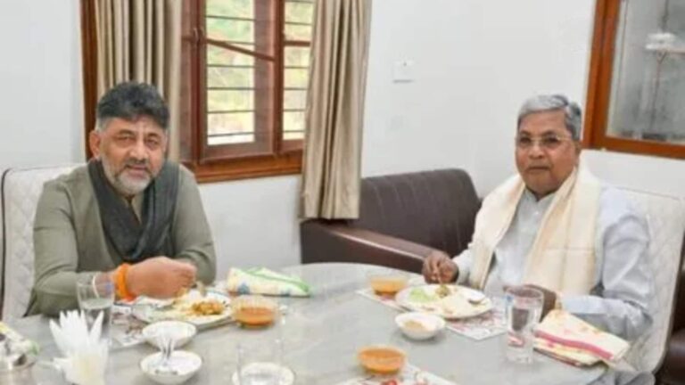 सिद्धारमैया-शिवकुमार की नाश्ते पर बैठक, मुख्यमंत्री पद को लेकर बन सकती है सहमति