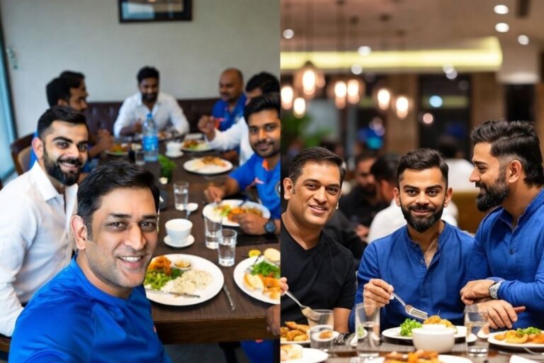 धोनी की पार्टी में किसने उड़ाया क्या, कौन है वेजीटेरियन, किसे पसंद नॉन वेज