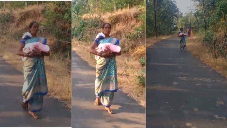 Maharashtra: एंबुलेंस ड्राइवर ने प्रसूता और नवजात को बीच सड़क पर छोड़ा... 2 KM तक चली पैदल; पालघर से दिल दहलाने वाला VIDEO