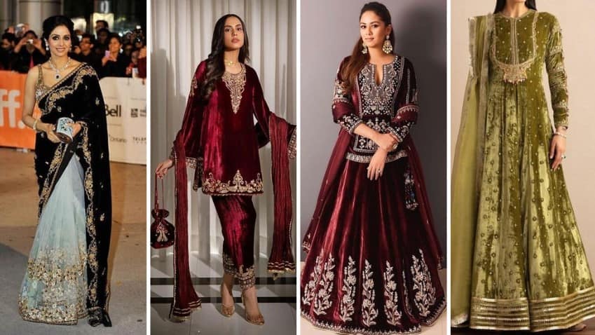 शादियों के इस सीजन में वेलवेट फिर स्पॉटलाइट में, अब ठंड से बिना डरे दिखें रॉयल और क्लासी