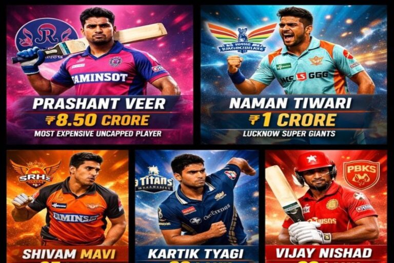 जब यूपी के खिलाड़ियों पर चली करोड़ों की बोली, जानिए कौन बने आईपीएल की नई पसंद