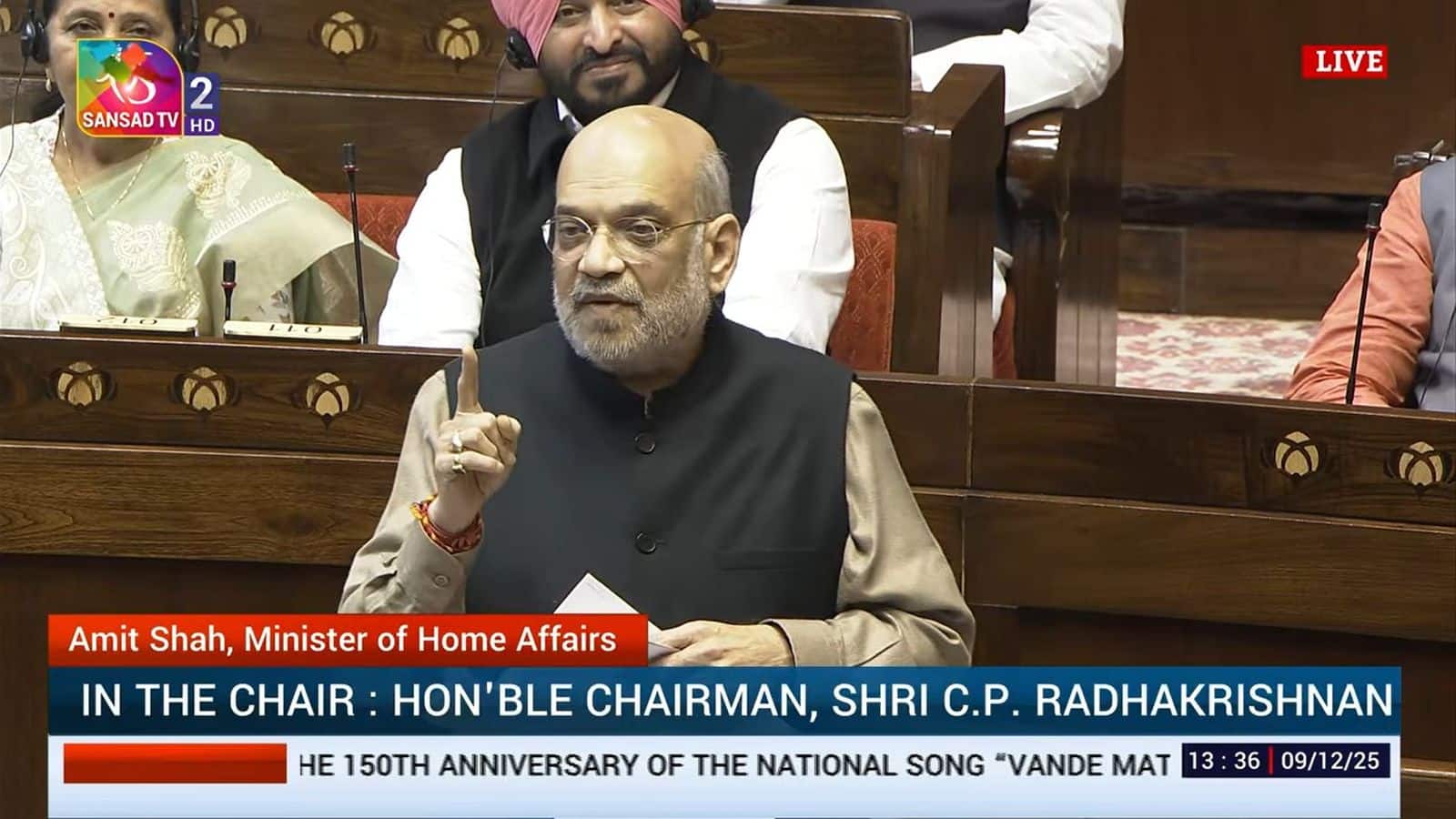 ‘अगर तुष्टीकरण के लिए वंदे मातरम को छोटा नहीं किया जाता, तो भारत का बंटवारा ही नहीं होता’: अमित शाह