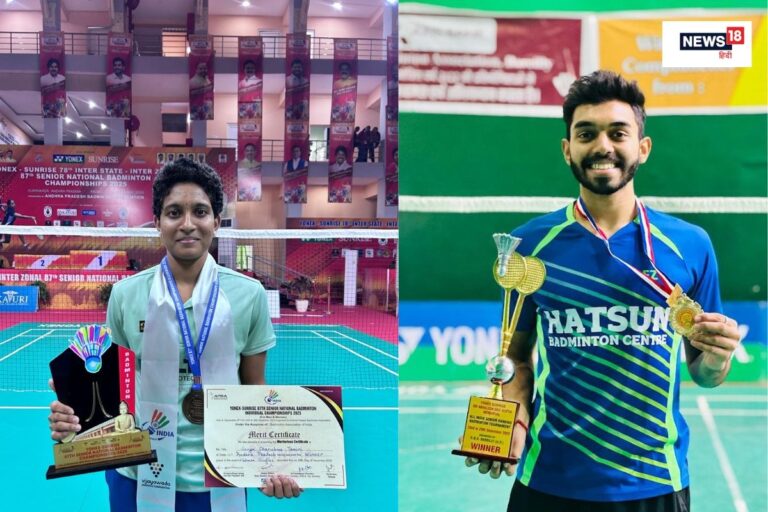 सूर्या करिश्मा और ऋत्विक ने जीता राष्ट्रीय बैडमिंटन चैंपियनशिप का खिताब
