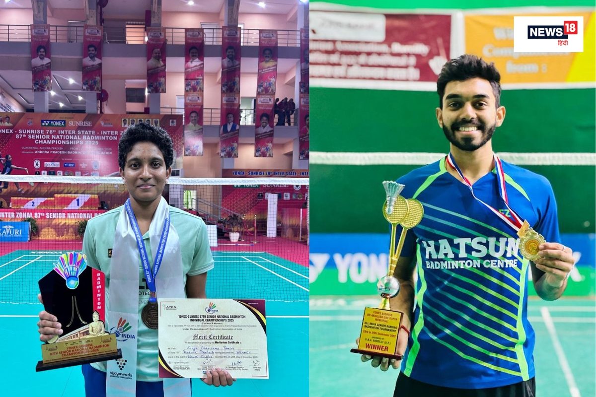 सूर्या करिश्मा और ऋत्विक ने जीता राष्ट्रीय बैडमिंटन चैंपियनशिप का खिताब