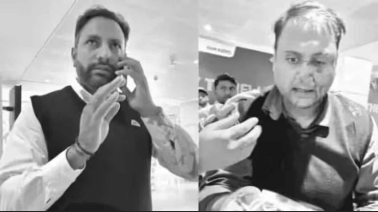 दिल्ली एयरपोर्ट पर पायलट के आतंक की CCTV से खुली पोल, इतनी जोर से किया हमला कि टूट गई नाक की हड्डी