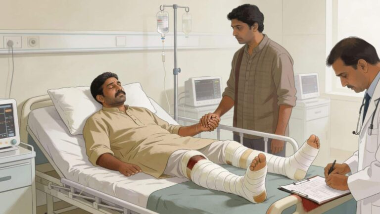 UP पुलिस की ऐसी बर्बरता, किसान को पेड़ से उल्टा लटका कर पीटा, दोनों टांगें तोड़ीं!