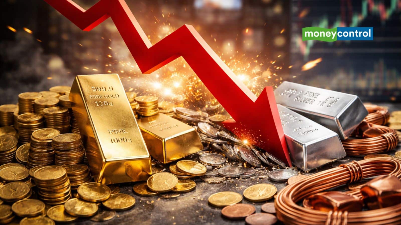 Gold-Silver-Copper Crash: रिकॉर्ड तेजी के बाद कीमती मेटल्स धड़ाम, ये 4 कारण हैं जिम्मेदार